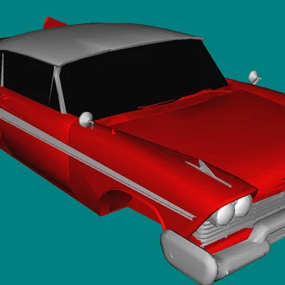 Mô hình xe cổ Plymouth Fury 1958 - Tái hiện huyền thoại Christine