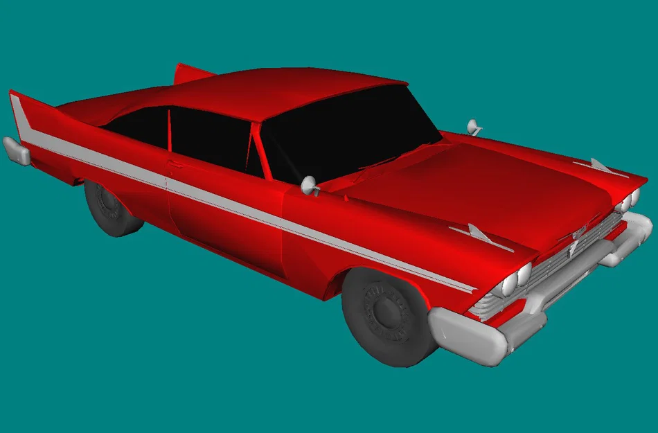 Mô hình xe cổ Plymouth Fury 1958 - Tái hiện huyền thoại Christine - Image 2