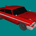 Mô hình xe cổ Plymouth Fury 1958 - Tái hiện huyền thoại Christine - Thumbnail 2