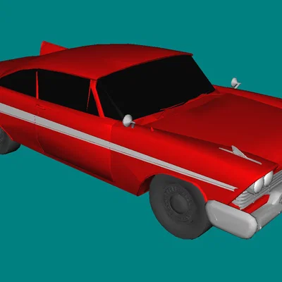 Mô hình xe cổ Plymouth Fury 1958 - Tái hiện huyền thoại Christine