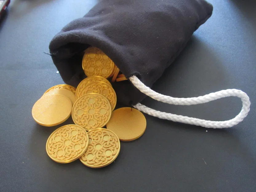 Đồng xu Celtic in 3D - Phụ kiện cosplay và đạo cụ hóa trang đẹp - Image 1