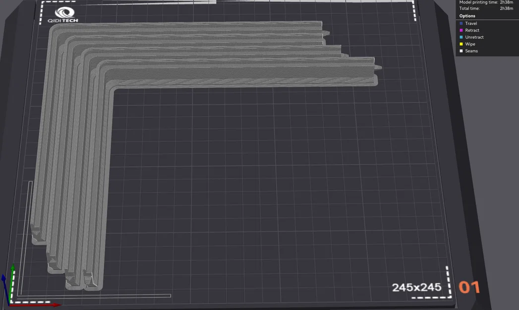 QIDI Q1 Pro Lid Riser (Nâng nắp cho Q1 Pro) - Image 1