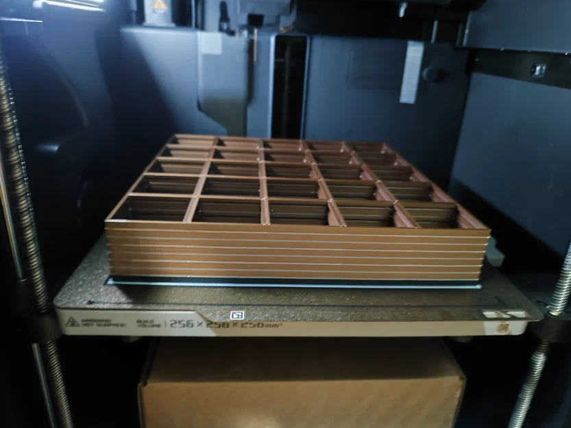 File in chồng 8 tấm nền Gridfinity 5x5 cho máy in Bambu Lab - Image 2