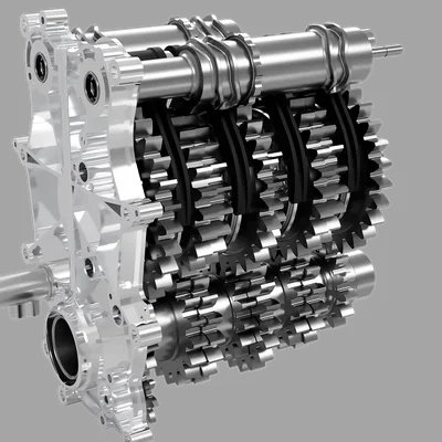 Mô hình hộp số Seamless thời kỳ F1 Hybrid (F1 Hybrid Era Seamless Gearbox Model)