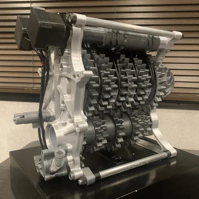 Mô hình hộp số Seamless thời kỳ F1 Hybrid (F1 Hybrid Era Seamless Gearbox Model)