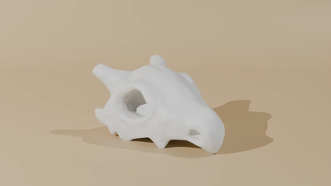 Mô hình hộp sọ Cubone (Cubone Skull) trang trí Pokemon độc đáo - Image 1