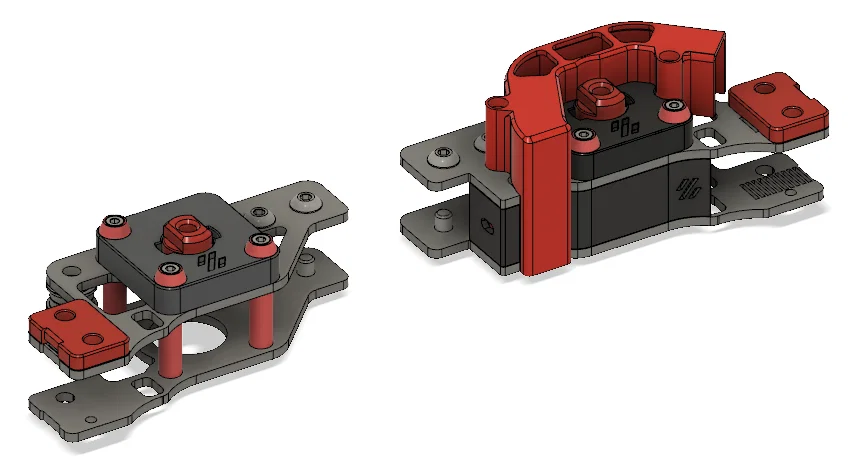 Voron 2.4 Vitalii CNC: Top Bearing Mount & Z-Chain Mount cho AB Drive Units - Image 1
