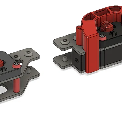 Voron 2.4 Vitalii CNC: Top Bearing Mount & Z-Chain Mount cho AB Drive Units