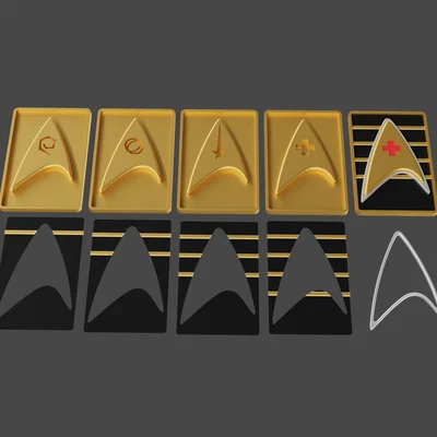 Huy hiệu Star Trek: Strange New Worlds (Badges)