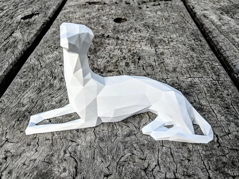Low Poly Whippet (Chó Whippet phong cách Low Poly) - Image 1