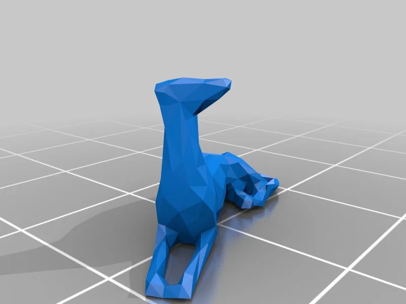Low Poly Whippet (Chó Whippet phong cách Low Poly) - Image 5