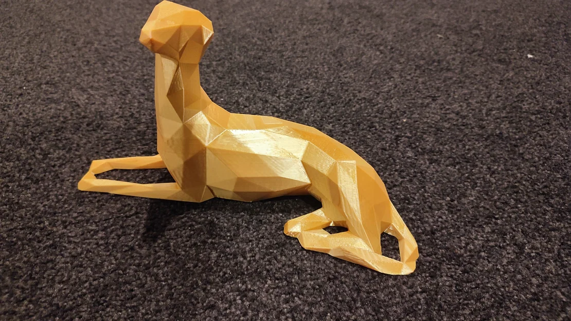 Chó Low Poly – Whippet/Greyhound - Image 1