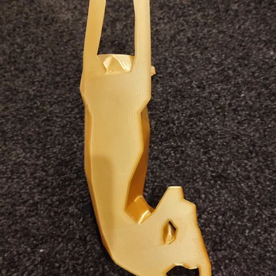 Chó Low Poly – Whippet/Greyhound