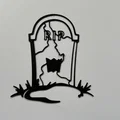 Bộ sưu tập trang trí tường Halloween 2D in 3D độc đáo - Thumbnail 5