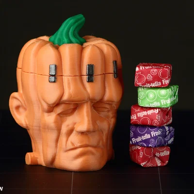 Pumpkinstein – Hộp đựng kẹo bí ngô Frankenstein