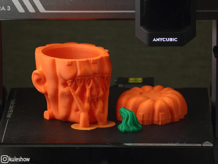 Pumpkinstein – Hộp đựng kẹo bí ngô Frankenstein - Image 5