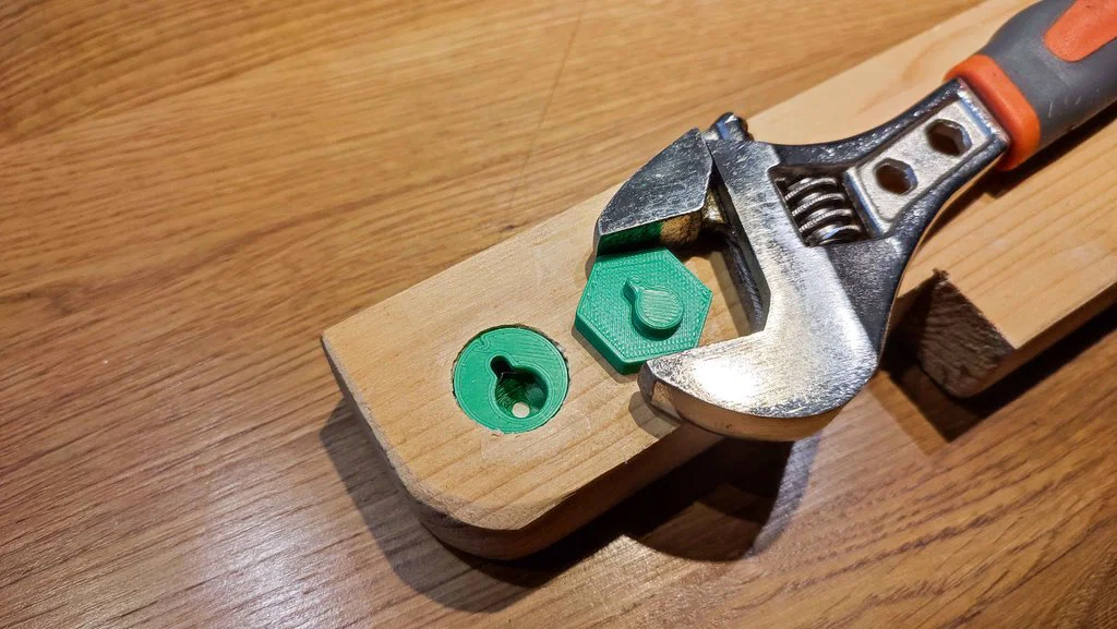 Móc treo tủ Keyhole Hanger ẩn tường 20 mm (Cabinet hanger) - Image 14