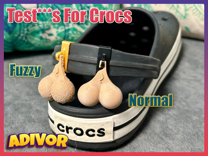 Phụ kiện trang trí độc lạ cho dép Crocs - Mô hình in 3D vui nhộn - Image 1