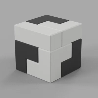 Magic Puzzle Box - Hộp Xếp Hình Thông Minh Dễ In 3D