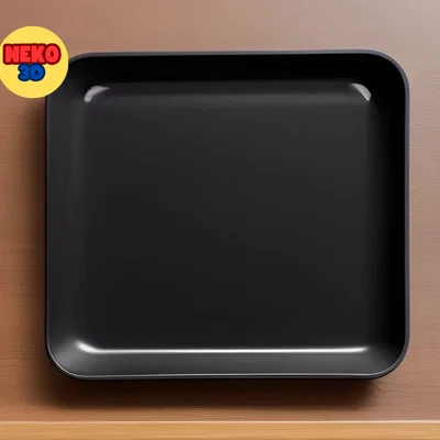 Khay vuông bo góc hiện đại - File in 3D trang trí bàn làm việc