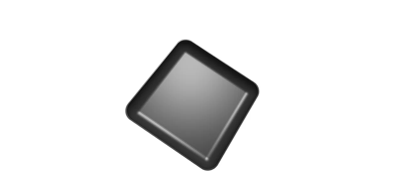 Khay vuông bo góc hiện đại - File in 3D trang trí bàn làm việc - Image 3