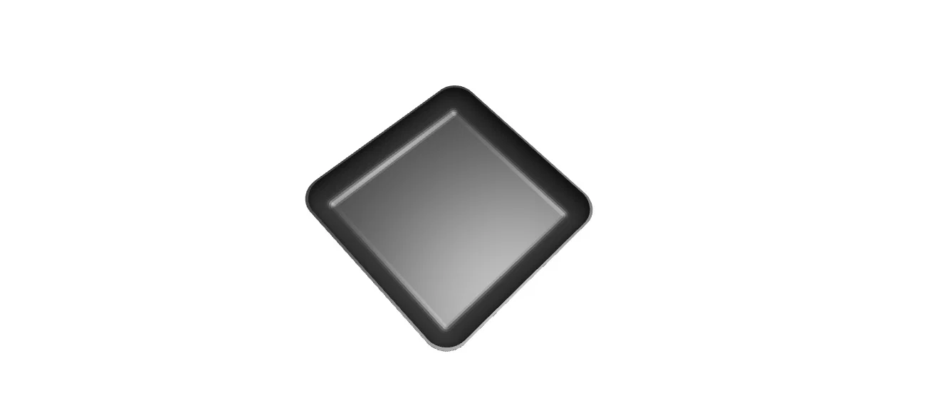 Khay vuông bo góc hiện đại - File in 3D trang trí bàn làm việc - Image 4