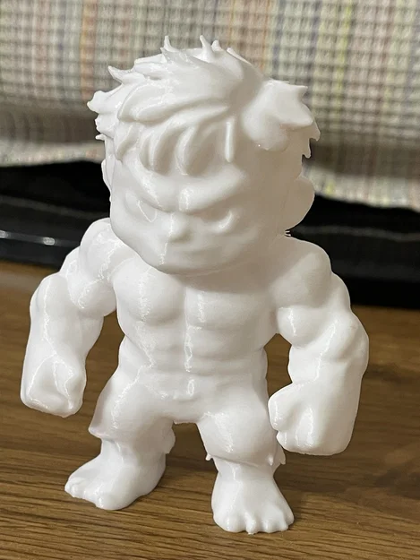 Mô hình 3D Lil Hulk chibi đáng yêu – Sẵn sàng cho việc sơn màu - Image 1