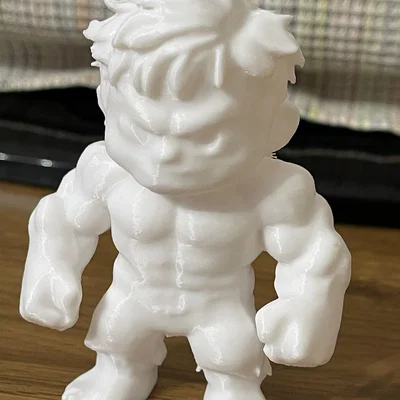 Mô hình 3D Lil Hulk chibi đáng yêu – Sẵn sàng cho việc sơn màu