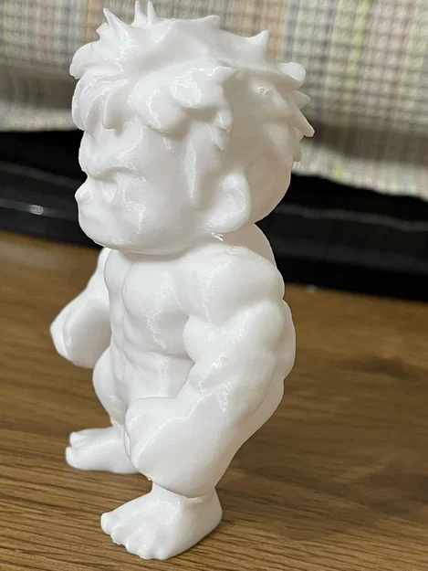 Mô hình 3D Lil Hulk chibi đáng yêu – Sẵn sàng cho việc sơn màu - Image 2