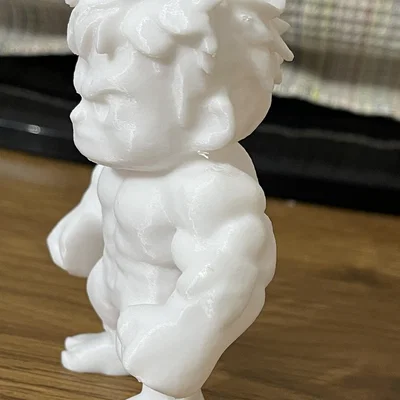 Mô hình 3D Lil Hulk chibi đáng yêu – Sẵn sàng cho việc sơn màu