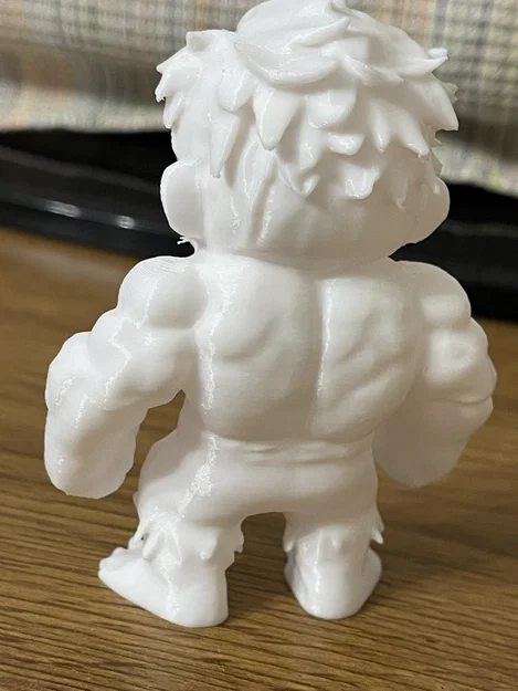 Mô hình 3D Lil Hulk chibi đáng yêu – Sẵn sàng cho việc sơn màu - Image 3