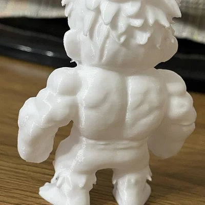 Mô hình 3D Lil Hulk chibi đáng yêu – Sẵn sàng cho việc sơn màu