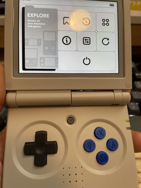 Vòng bảo vệ cho nút OG // Nút thay thế & D-Pad có chữ cho Anbernic RG35xxSP - Image 4