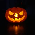 Mô hình bí ngô Halloween trang trí đèn LED cực chất - Thumbnail 1