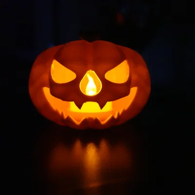 Mô hình bí ngô Halloween trang trí đèn LED cực chất