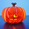 Mô hình bí ngô Halloween trang trí đèn LED cực chất - Thumbnail 2