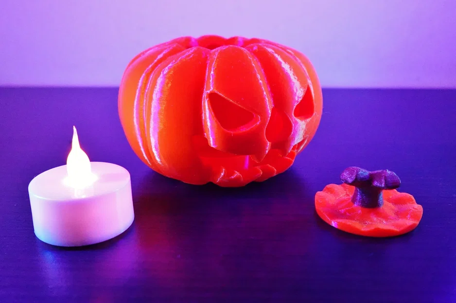 Mô hình bí ngô Halloween trang trí đèn LED cực chất - Image 5