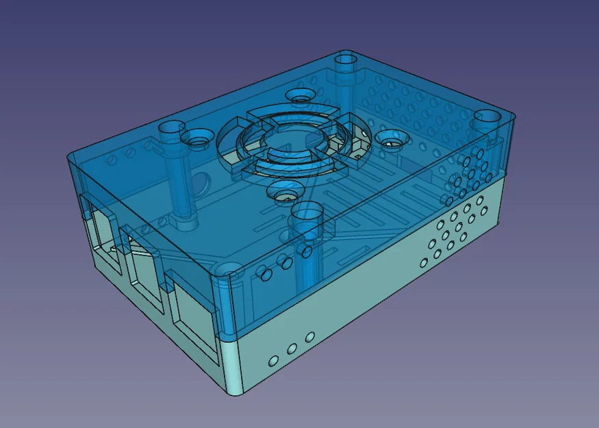 Case quạt cho Raspberry Pi 4 (hỗ trợ RTC) - Image 2