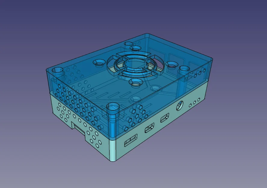 Case quạt cho Raspberry Pi 4 (hỗ trợ RTC) - Image 3