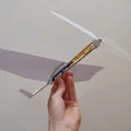 Máy bay mô hình chạy bằng dây thun nhỏ gọn - Thumbnail 5