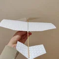 Máy bay mô hình chạy bằng dây thun nhỏ gọn - Thumbnail 6