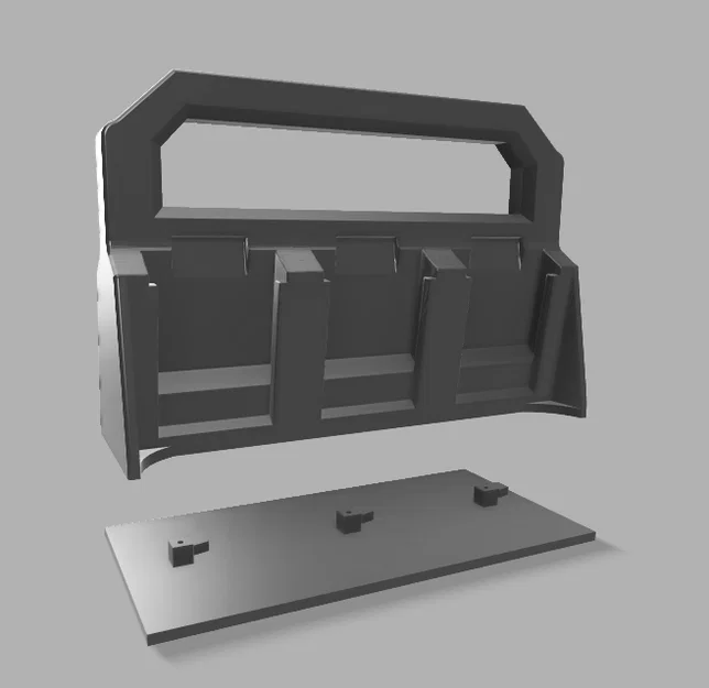 Giá treo và khay xách pin Makita 18V (3 vị trí) tiện lợi - Image 1