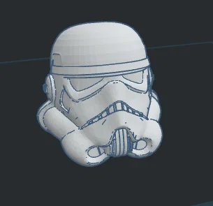 Mô hình Mũ bảo hiểm Stormtrooper in 3D trang trí cực chất - Image 1