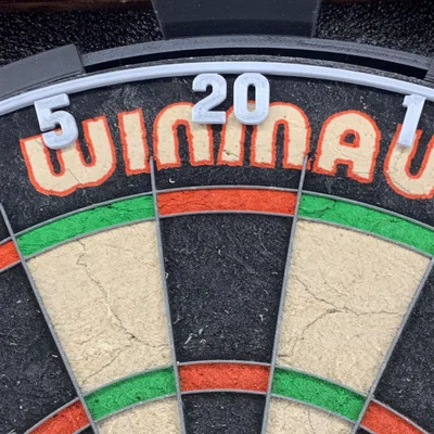 Bộ vòng số in 3D thay thế cho bảng phóng phi tiêu (Dart Board)