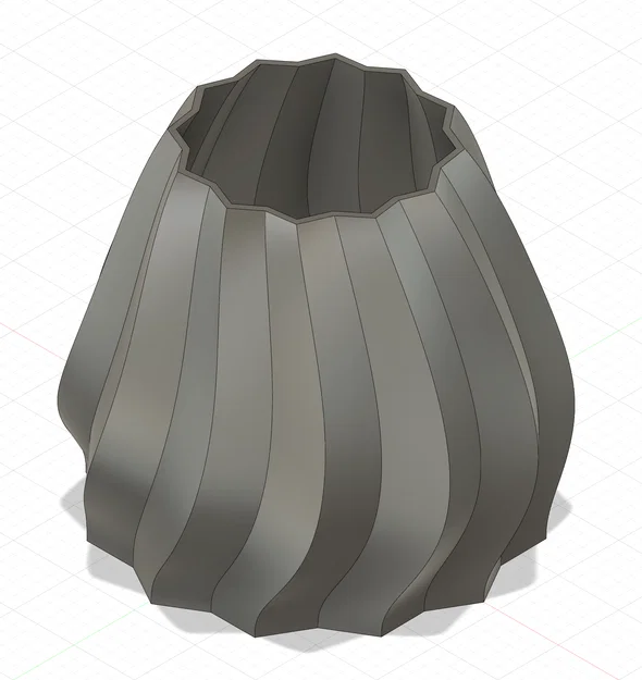 Bình hoa trang trí VASO GT2 hiện đại in 3D - Image 1