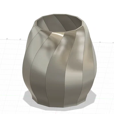Mẫu lọ hoa trang trí VASO GT3 in 3D hiện đại