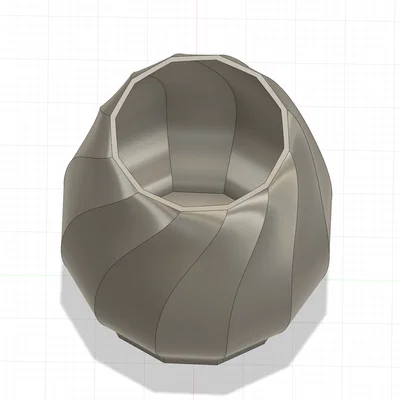 Mẫu lọ hoa trang trí VASO GT3 in 3D hiện đại