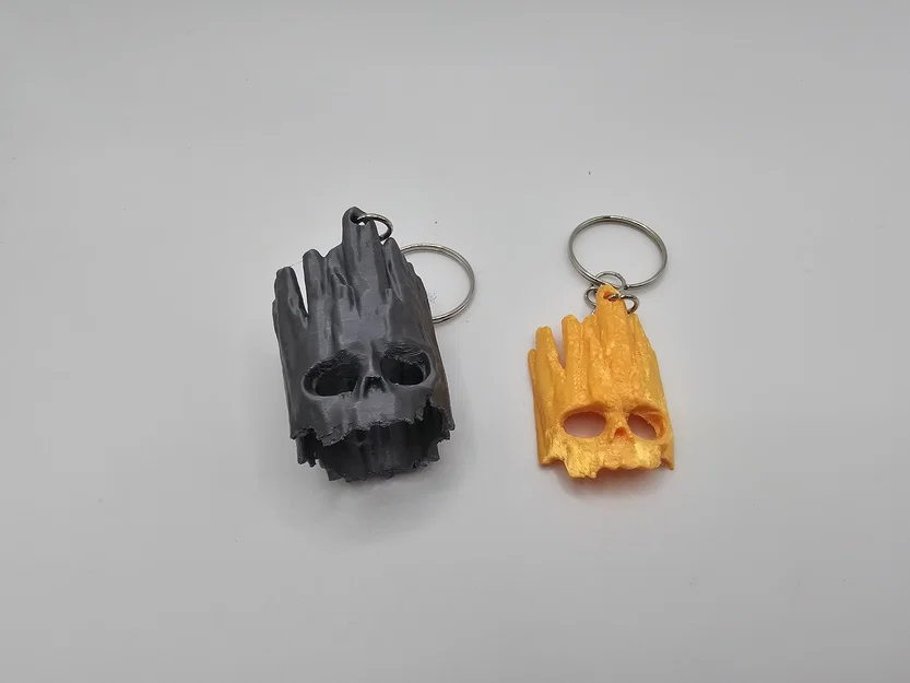 Móc khóa đầu lâu ma mị Haunted Skull Keychain (Remix) - Image 1