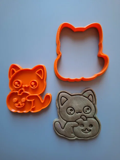 Bộ 7 Khuôn Cắt Bánh Quy Halloween Tự In 3D Độc Đáo - Image 3