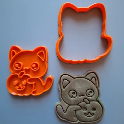 Bộ 7 Khuôn Cắt Bánh Quy Halloween Tự In 3D Độc Đáo